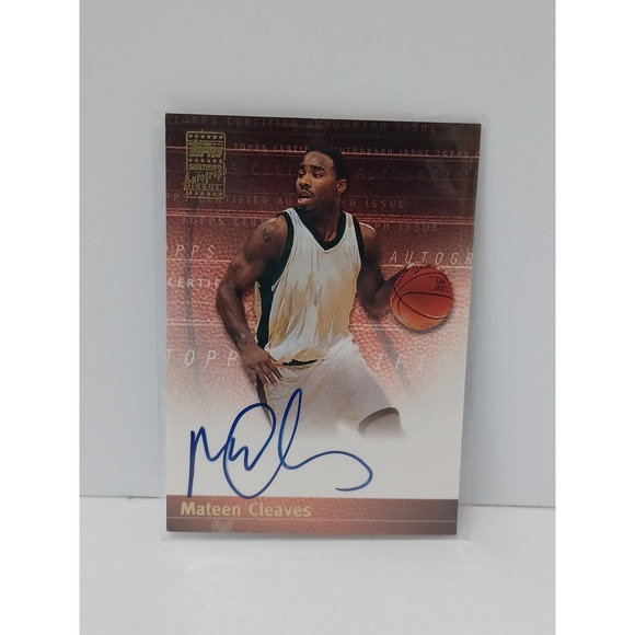 Other - 2000-01 Topps‎ Certified Autograph Issue Mateen Cleaves Rookie